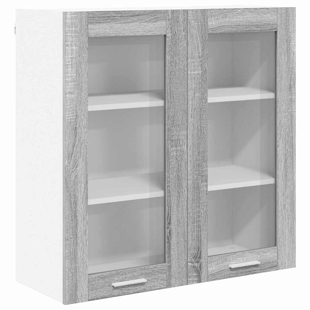 Hanging Cabinet Grey Sonoma 80 x 31 x 80 cm Engineered Wood