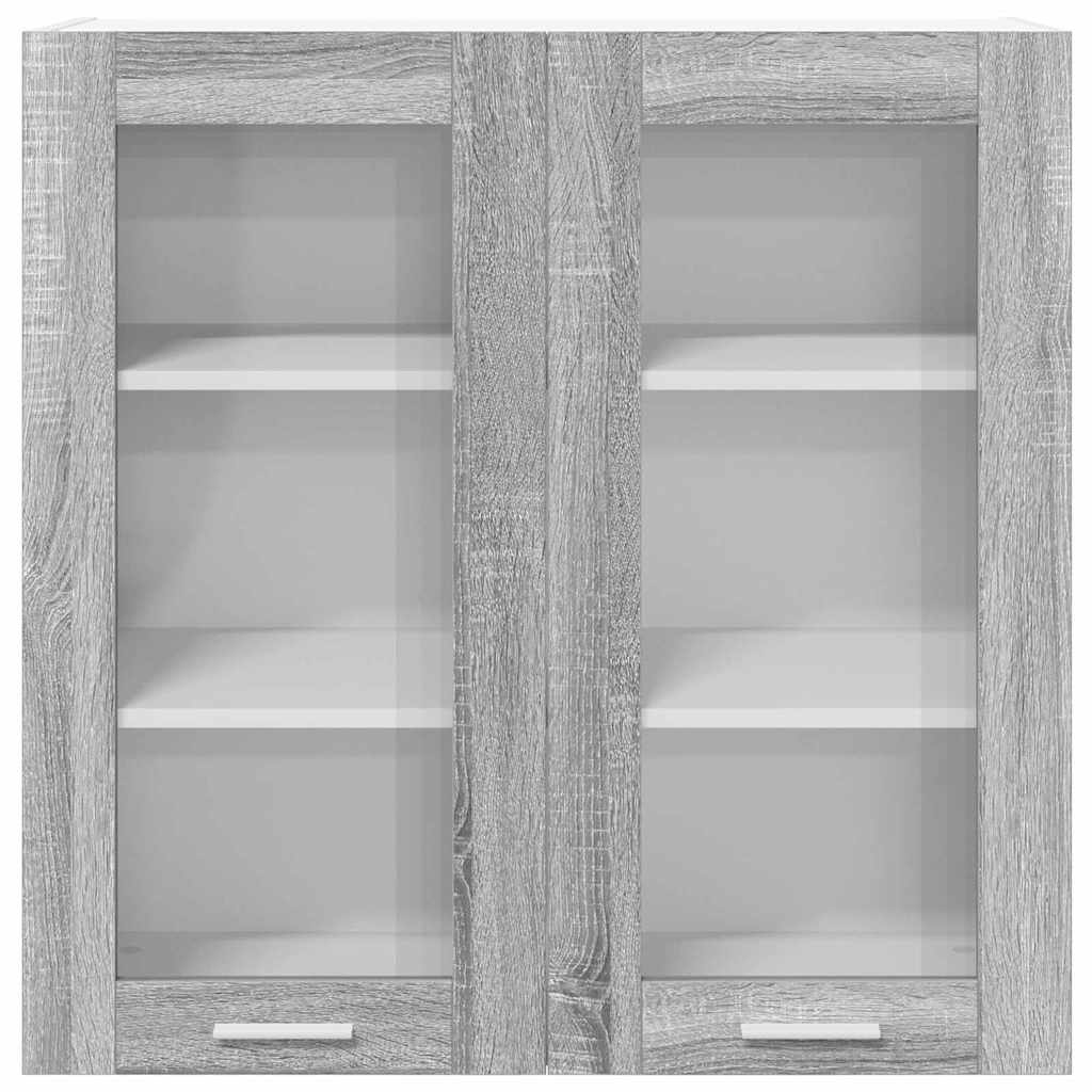 Hanging Cabinet Grey Sonoma 80 x 31 x 80 cm Engineered Wood