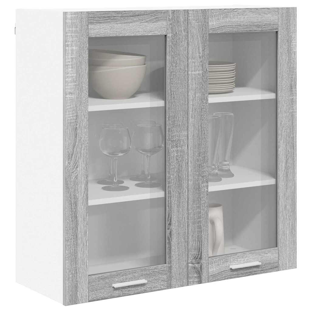 Hanging Cabinet Grey Sonoma 80 x 31 x 80 cm Engineered Wood