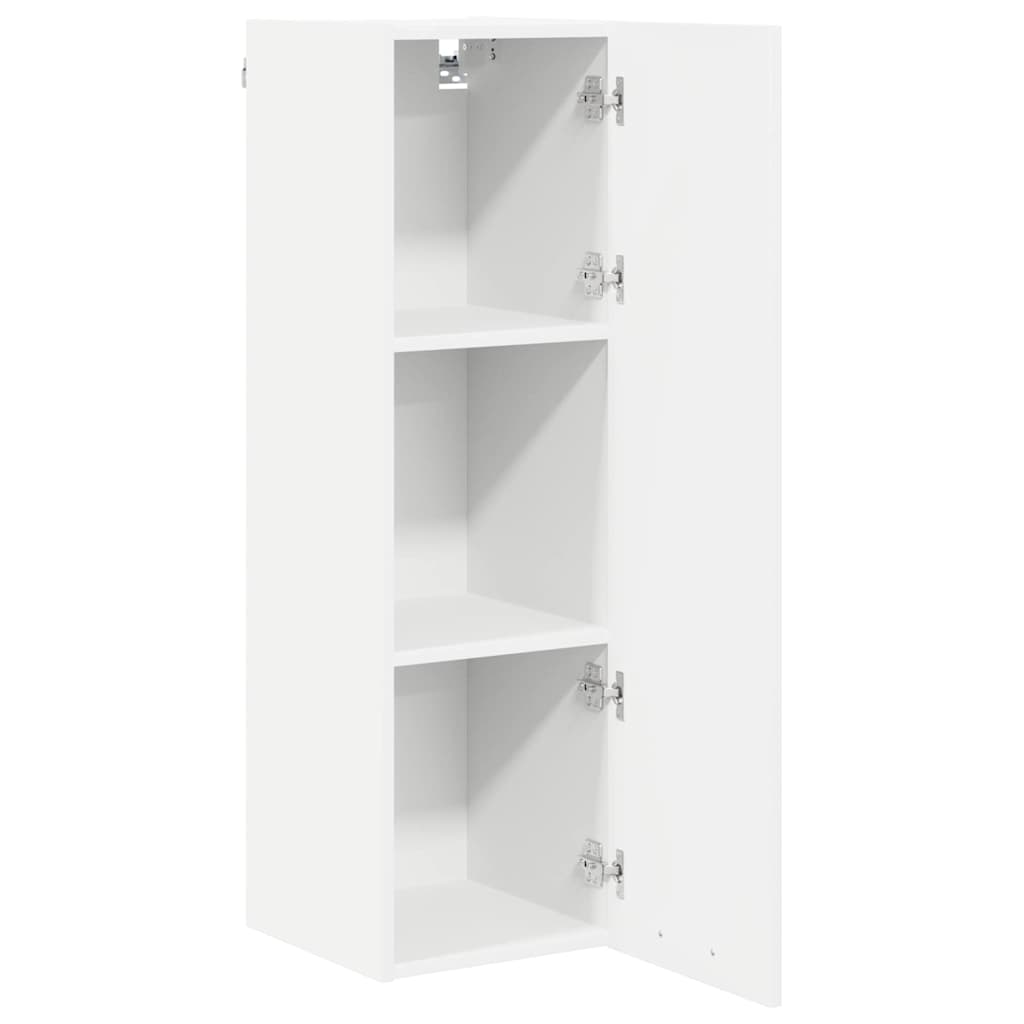 Hanging Cabinet White 30 x 31 x 100 cm Engineered Wood