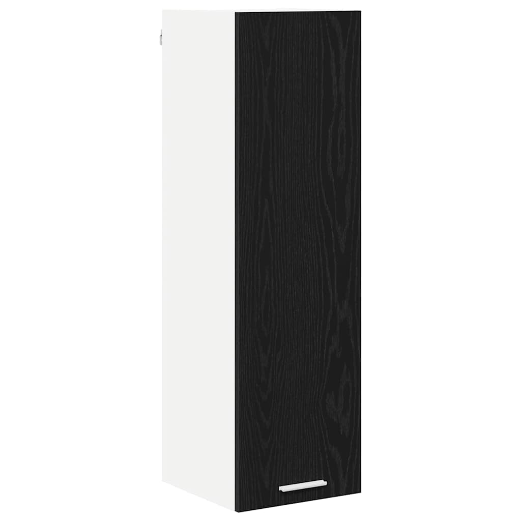Hanging Cabinet Black Oak 30 x 31 x 100 cm Engineered Wood