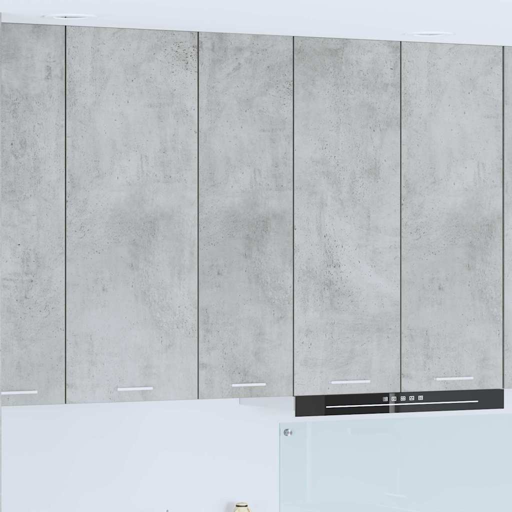 Hanging Cabinet Concrete Grey 30 x 31 x 100 cm Engineered Wood