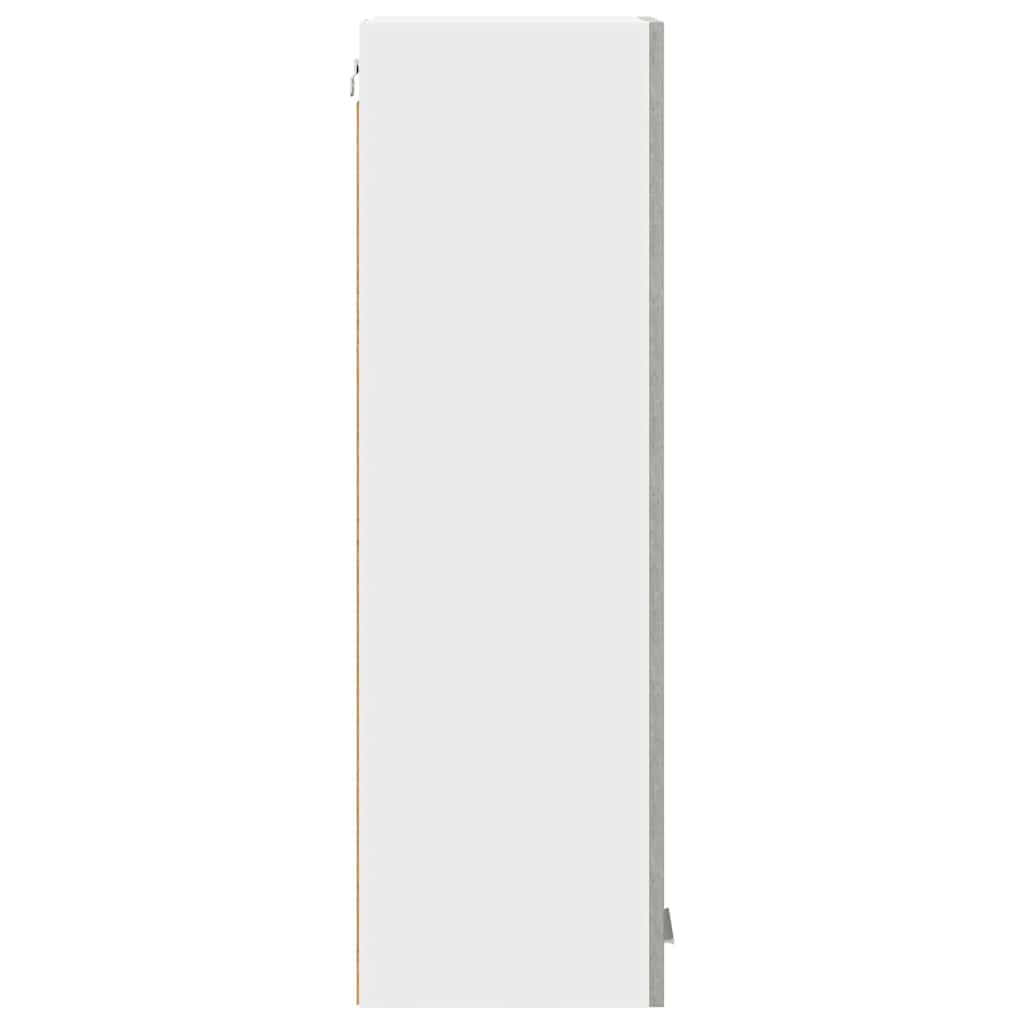 Hanging Cabinet Concrete Grey 30 x 31 x 100 cm Engineered Wood