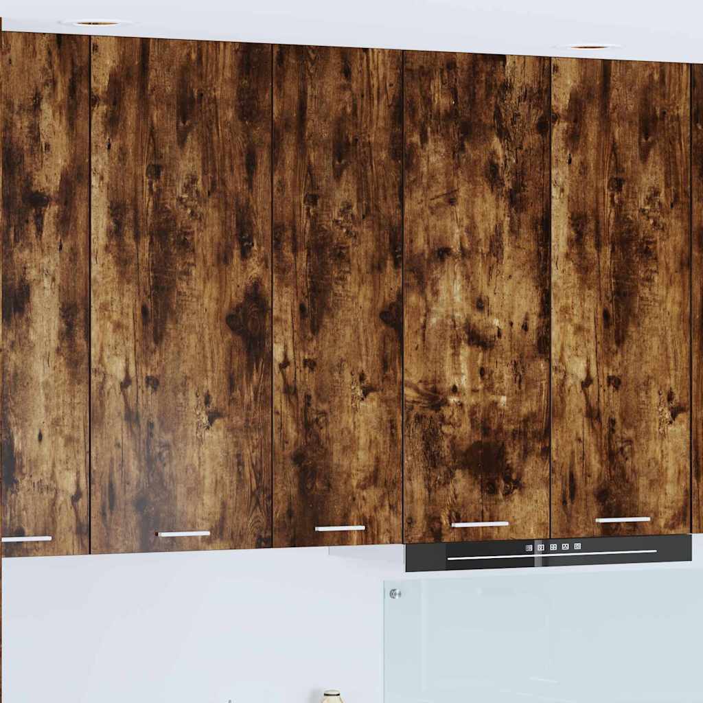 Hanging Cabinet Smoked Oak 30 x 31 x 100 cm Engineered Wood