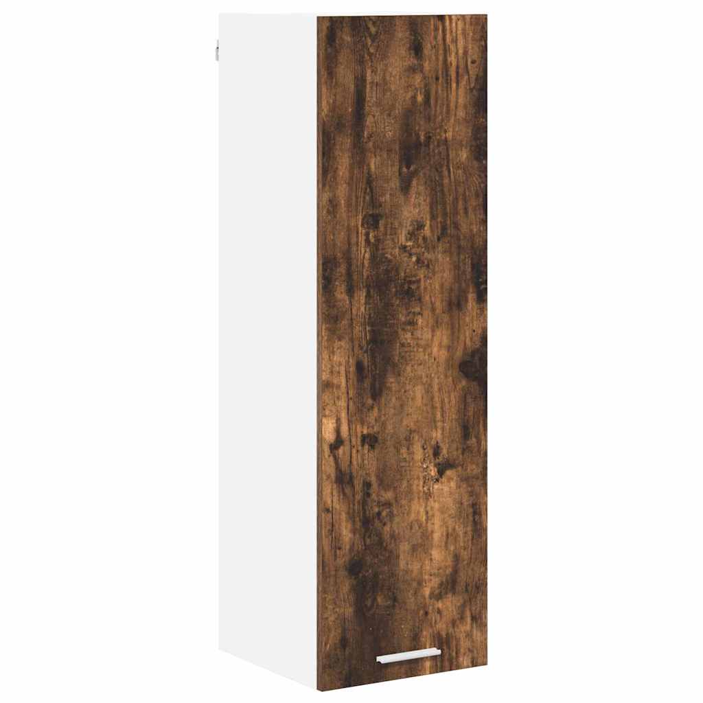 Hanging Cabinet Smoked Oak 30 x 31 x 100 cm Engineered Wood