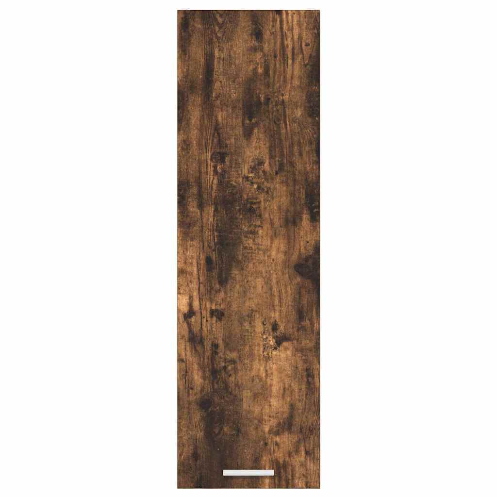 Hanging Cabinet Smoked Oak 30 x 31 x 100 cm Engineered Wood