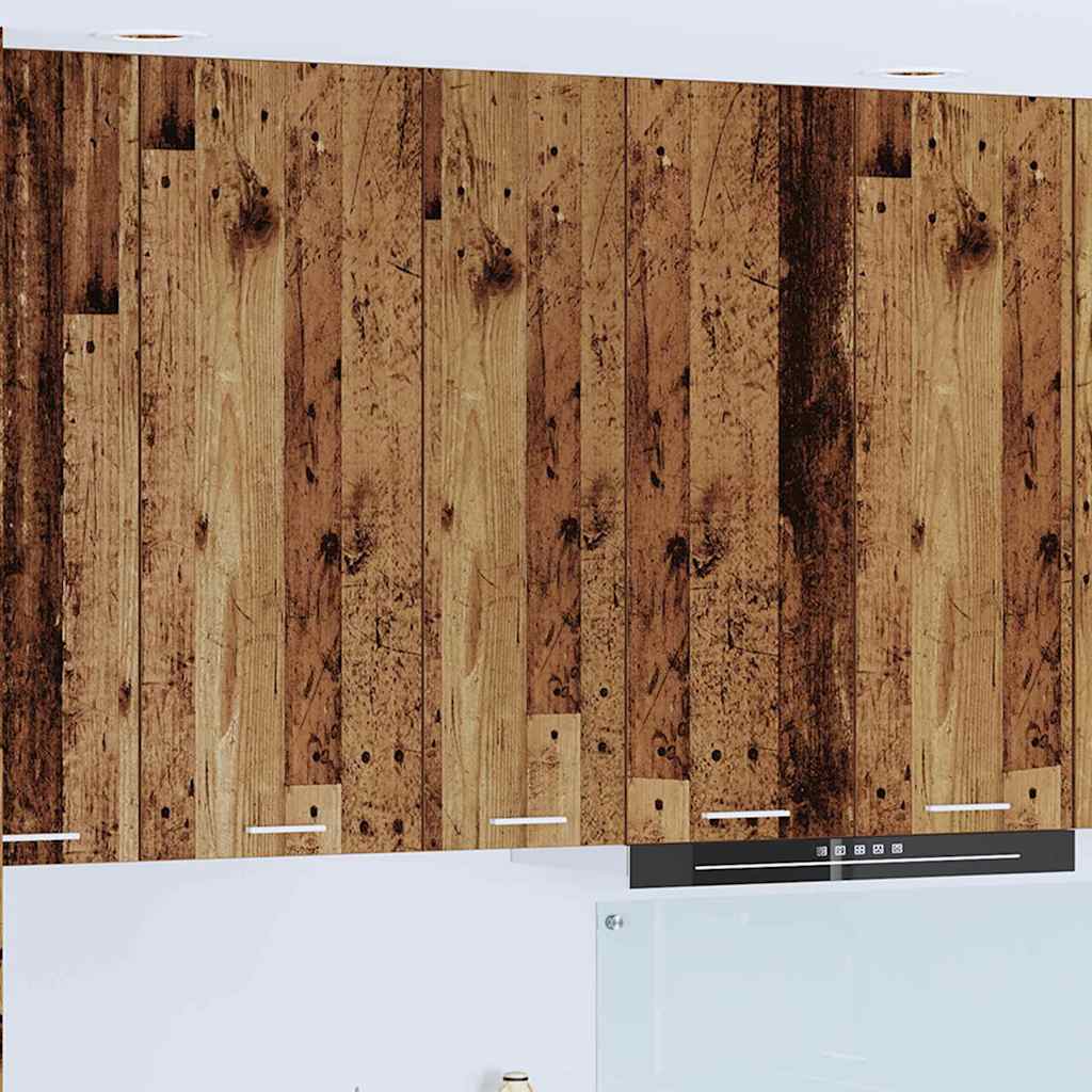 Hanging Cabinet Old Wood 30 x 31 x 100 cm Engineered Wood