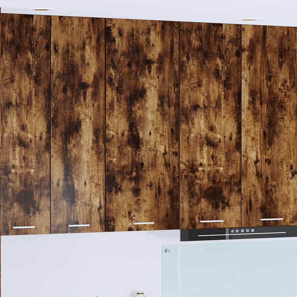 Hanging Cabinet Smoked Oak 40 x 31 x 100 cm Engineered Wood