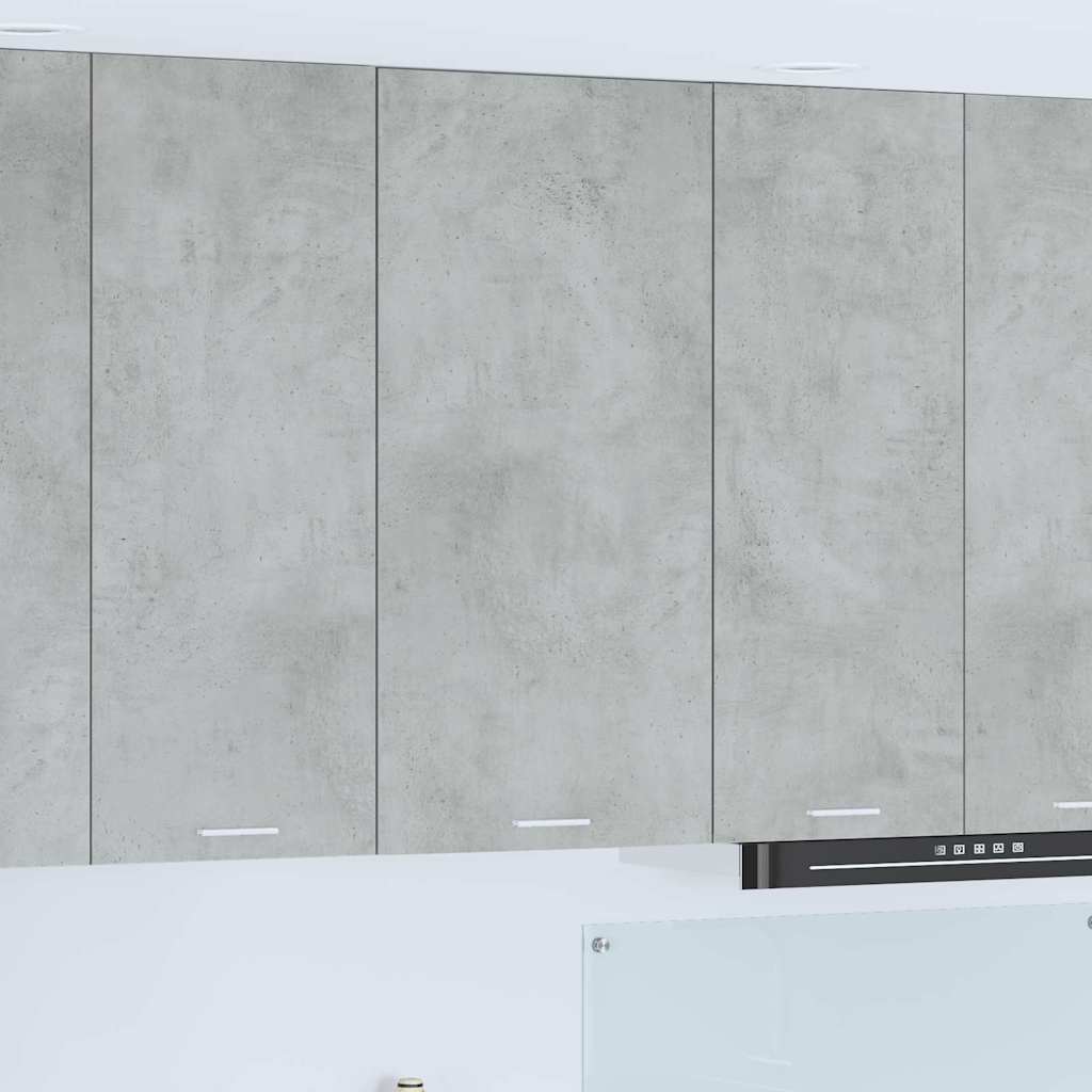 Hanging Cabinet Concrete Grey and White 50 x 31 x 100 cm