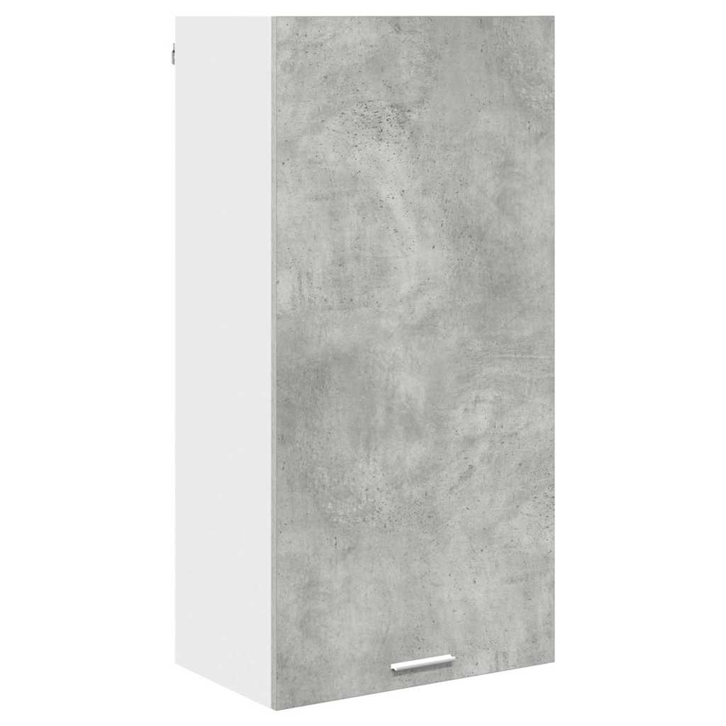 Hanging Cabinet Concrete Grey and White 50 x 31 x 100 cm