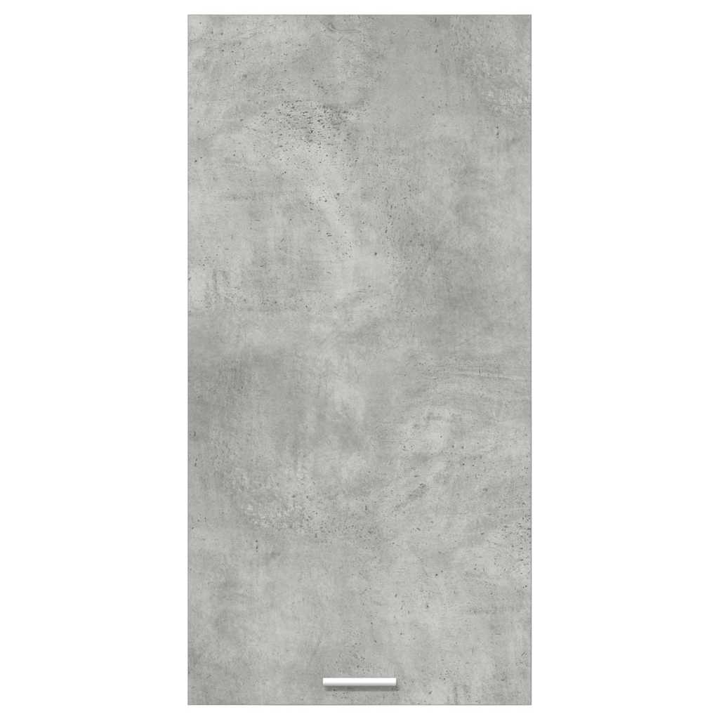 Hanging Cabinet Concrete Grey and White 50 x 31 x 100 cm