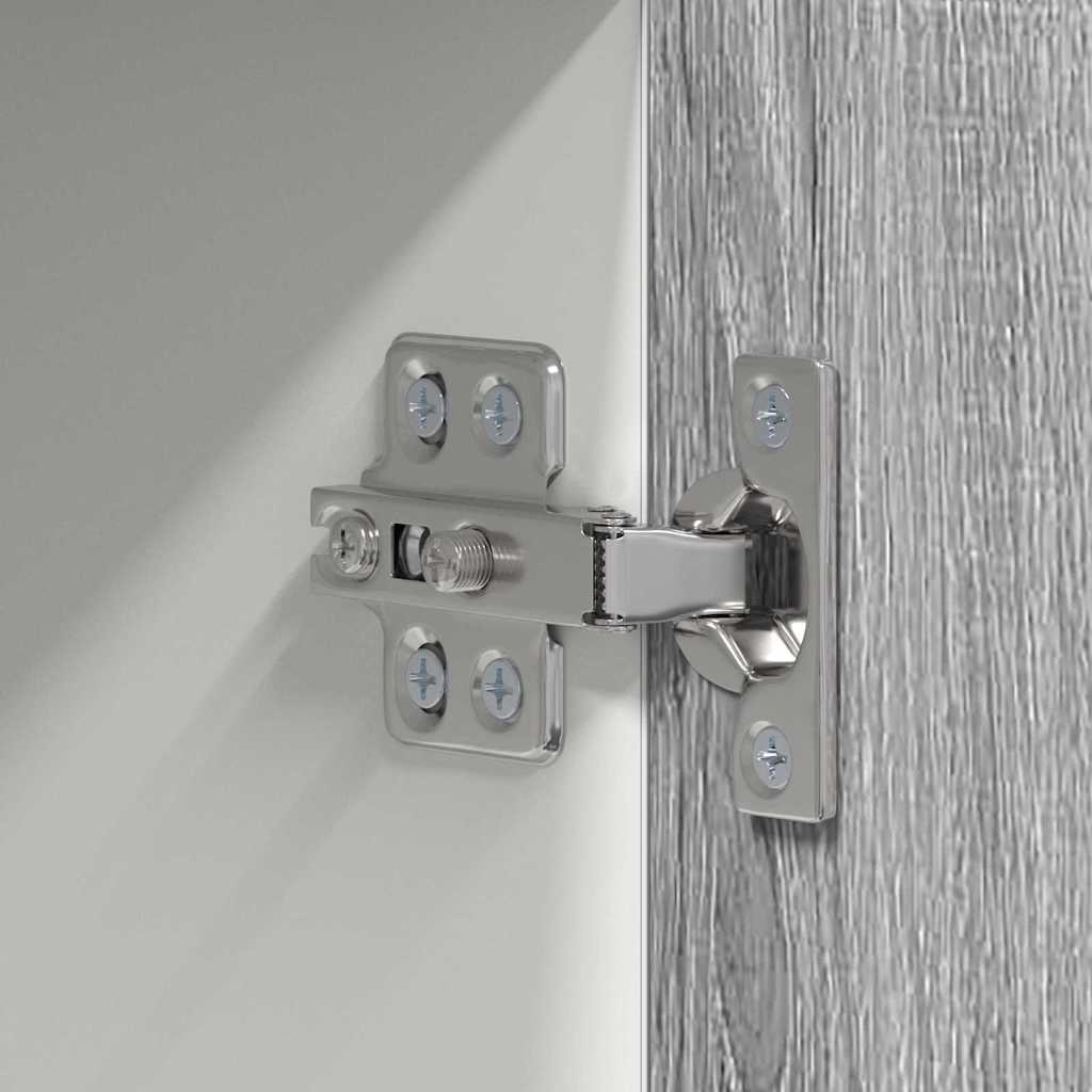 Hanging Cabinet Grey Sonoma and White 50 x 31 x 100 cm