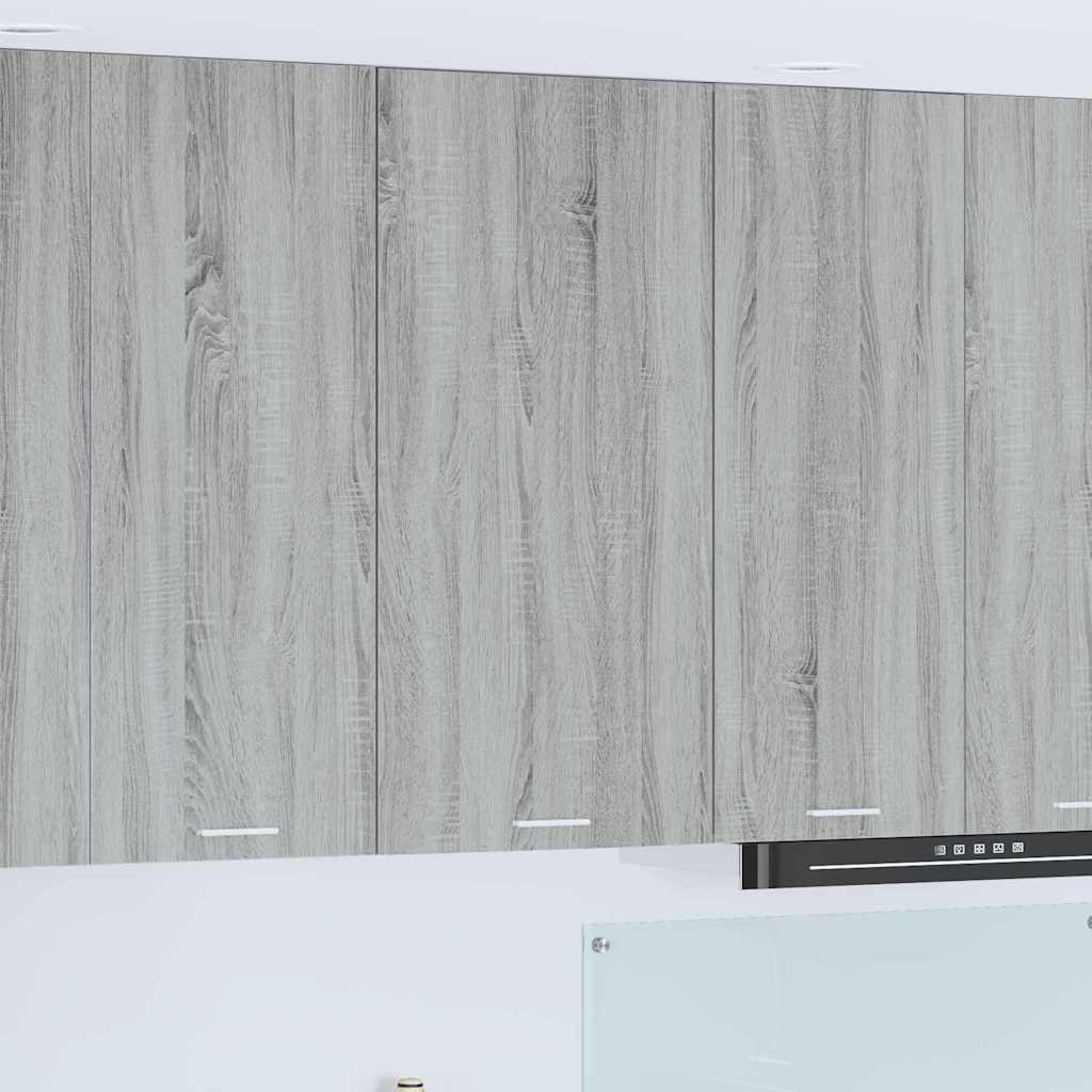 Hanging Cabinet Grey Sonoma and White 50 x 31 x 100 cm