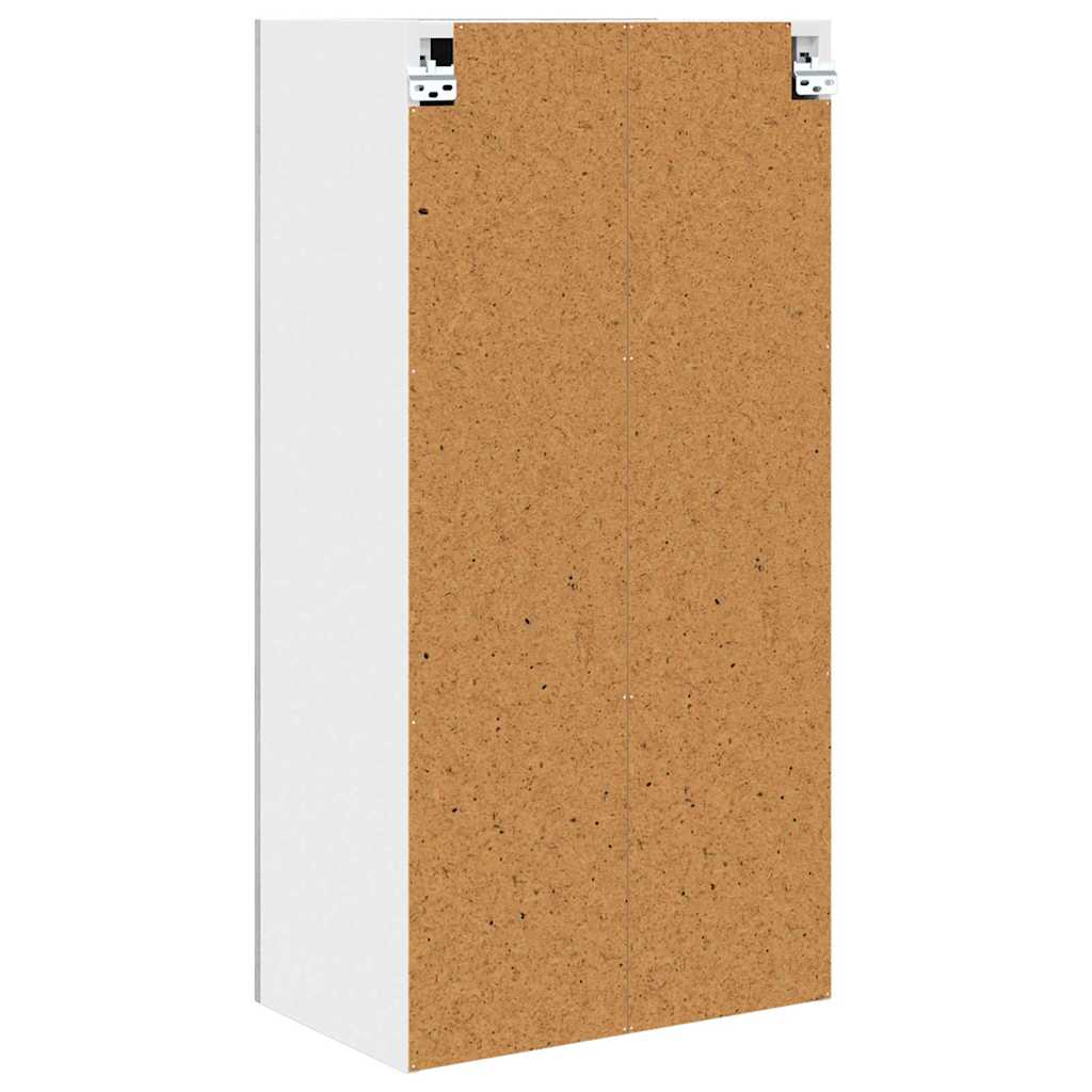 Hanging Cabinet Grey Sonoma and White 50 x 31 x 100 cm