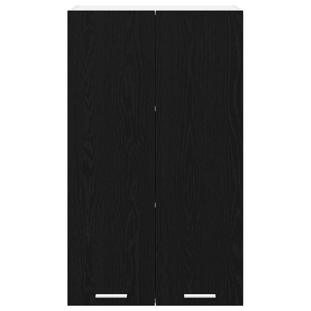 Hanging Cabinet Black Oak 60 x 31 x 100 cm Engineered Wood