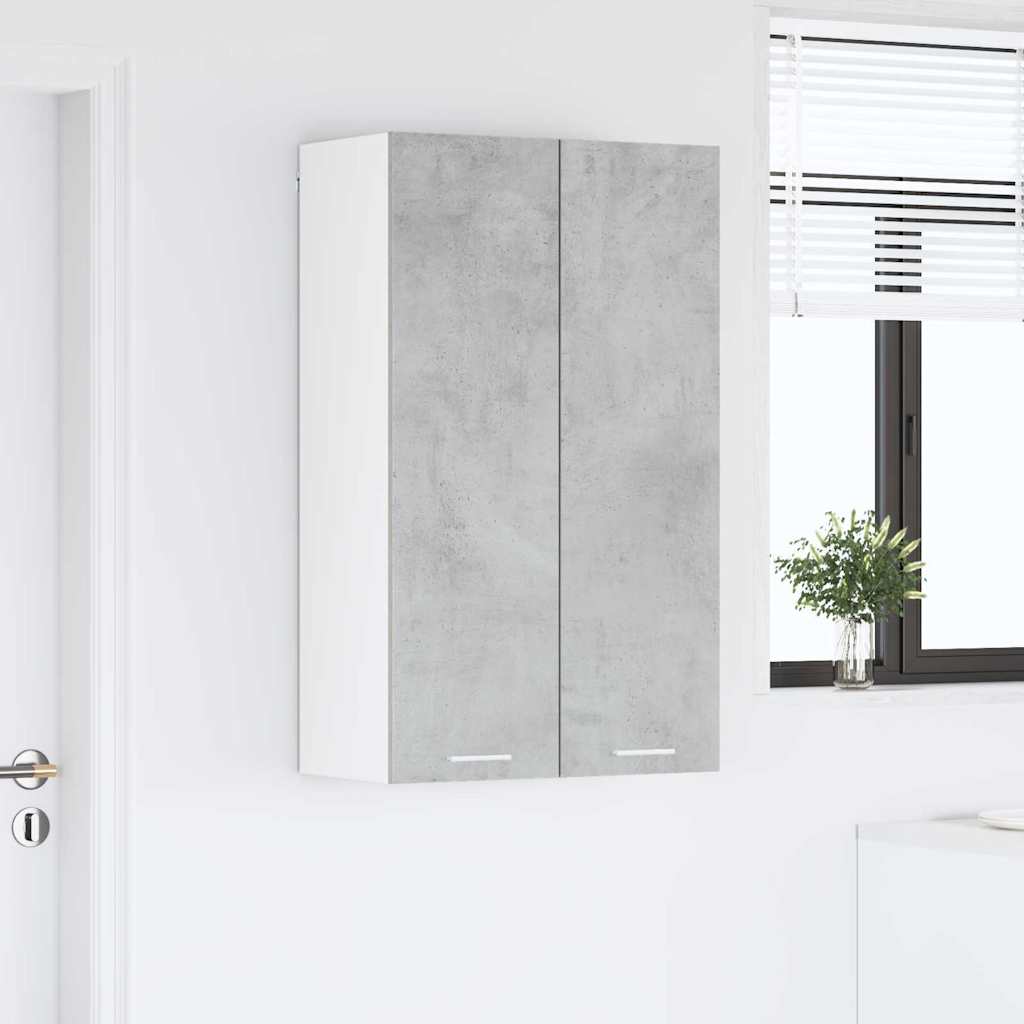 Hanging Cabinet Concrete Grey 60 x 31 x 100 cm Engineered Wood