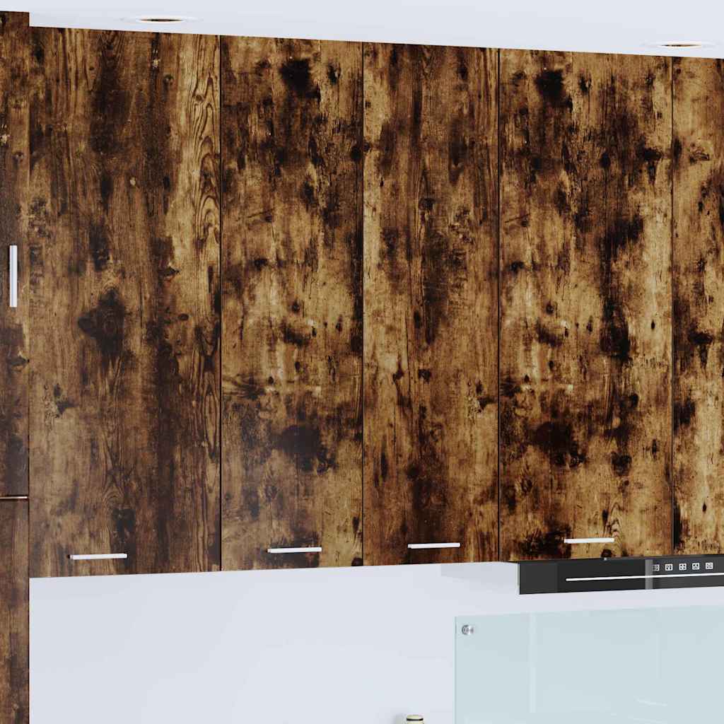 Hanging Cabinet Smoked Oak 60 x 31 x 100 cm Engineered Wood