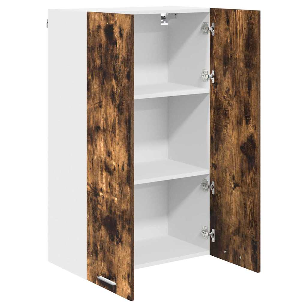 Hanging Cabinet Smoked Oak 60 x 31 x 100 cm Engineered Wood