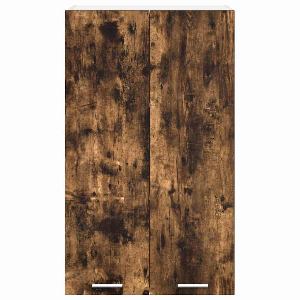 Hanging Cabinet Smoked Oak 60 x 31 x 100 cm Engineered Wood
