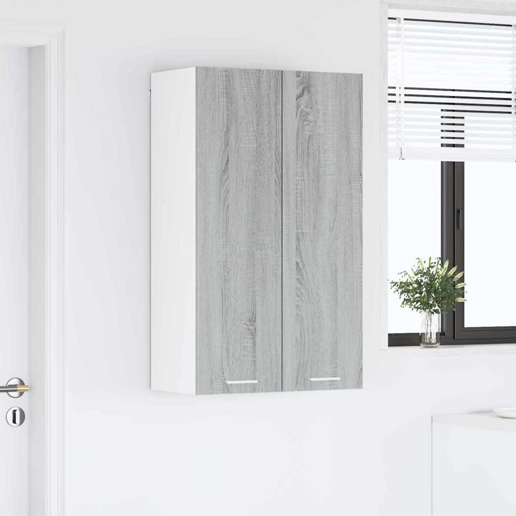 Hanging Cabinet Grey Sonoma 60 x 31 x 100 cm Engineered Wood