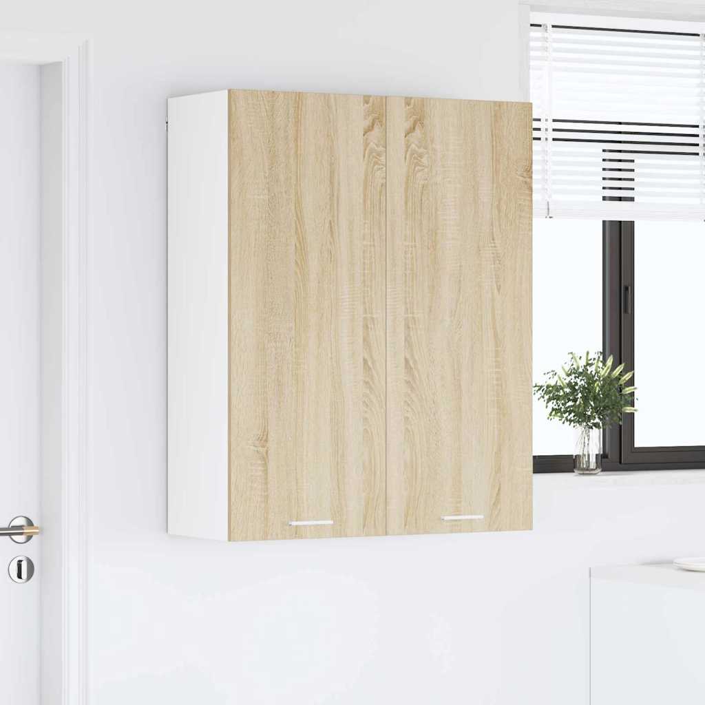 Hanging Cabinet Sonoma Oak 80 x 31 x 100 cm Engineered Wood
