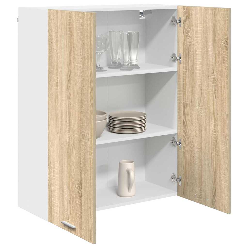 Hanging Cabinet Sonoma Oak 80 x 31 x 100 cm Engineered Wood
