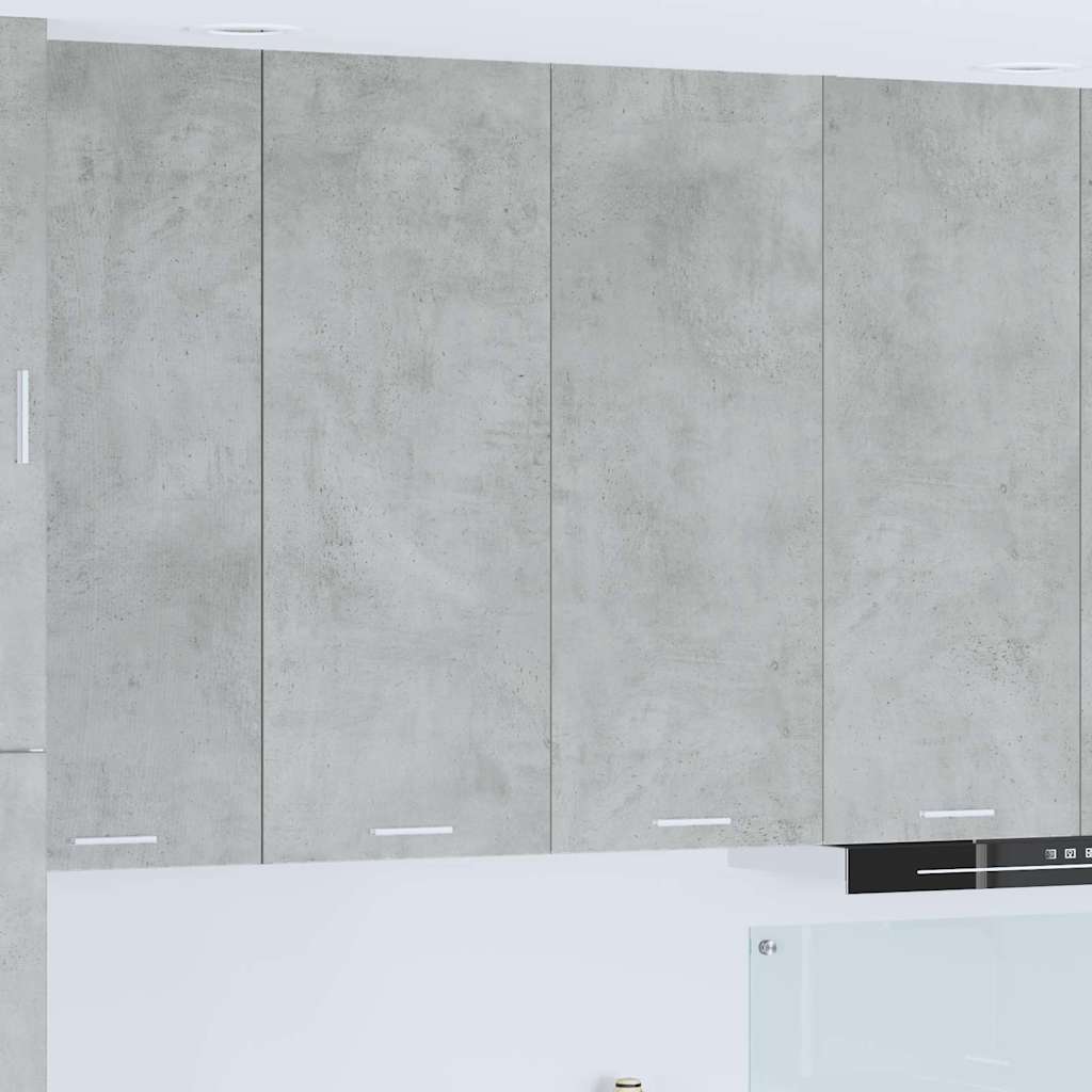 Hanging Cabinet Concrete Grey 80 x 31 x 100 cm Engineered Wood