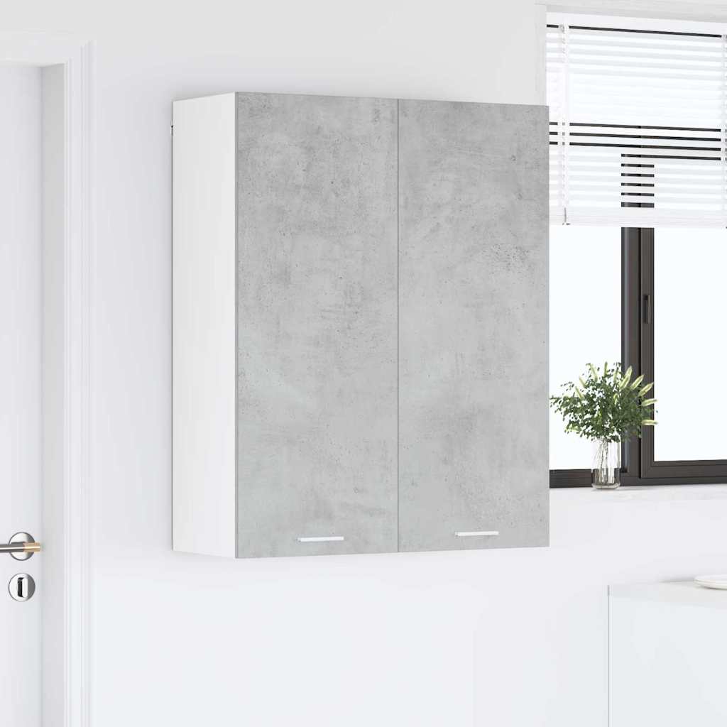 Hanging Cabinet Concrete Grey 80 x 31 x 100 cm Engineered Wood