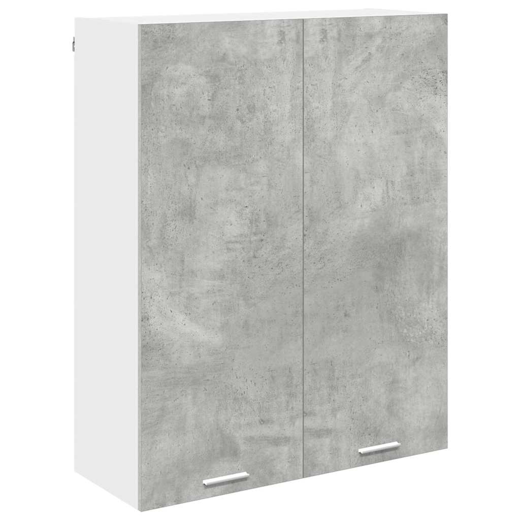 Hanging Cabinet Concrete Grey 80 x 31 x 100 cm Engineered Wood