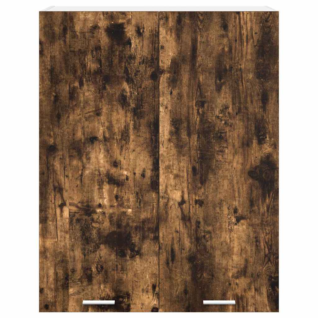 Hanging Cabinet Smoked Oak 80 x 31 x 100 cm Engineered Wood