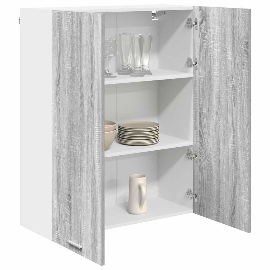 Hanging Cabinet Grey Sonoma 80 x 31 x 100 cm Engineered Wood