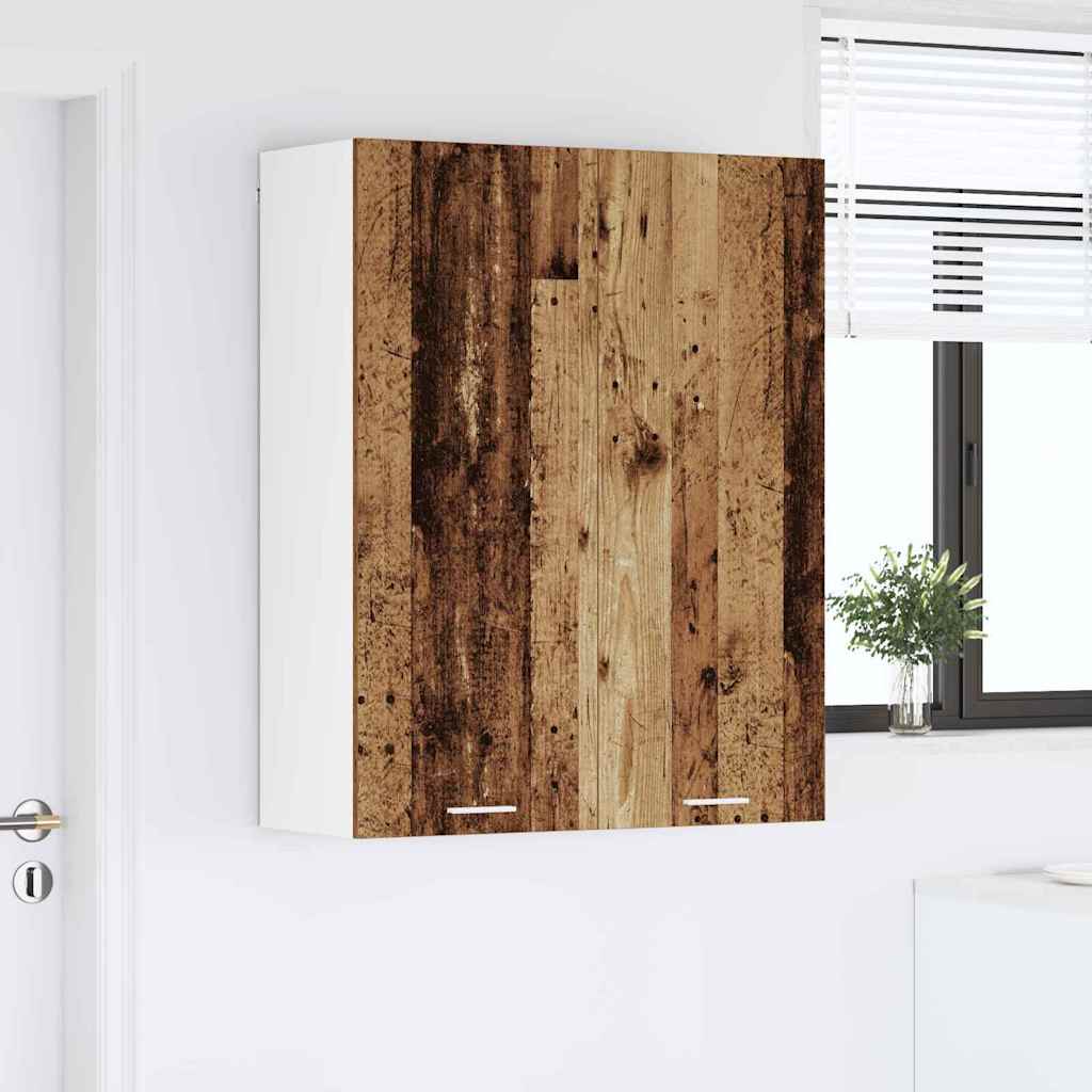 Hanging Cabinet Old Wood 80 x 31 x 100 cm Engineered Wood