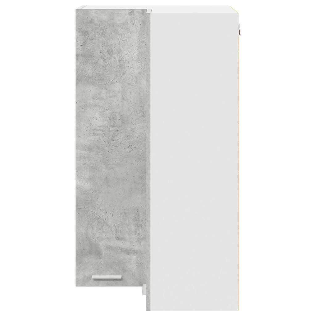 Hanging Cabinet Concrete Grey and White 57 x 57 x 100 cm