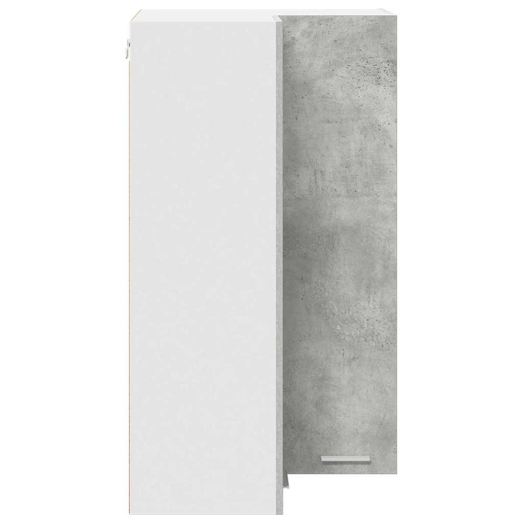 Hanging Cabinet Concrete Grey and White 57 x 57 x 100 cm