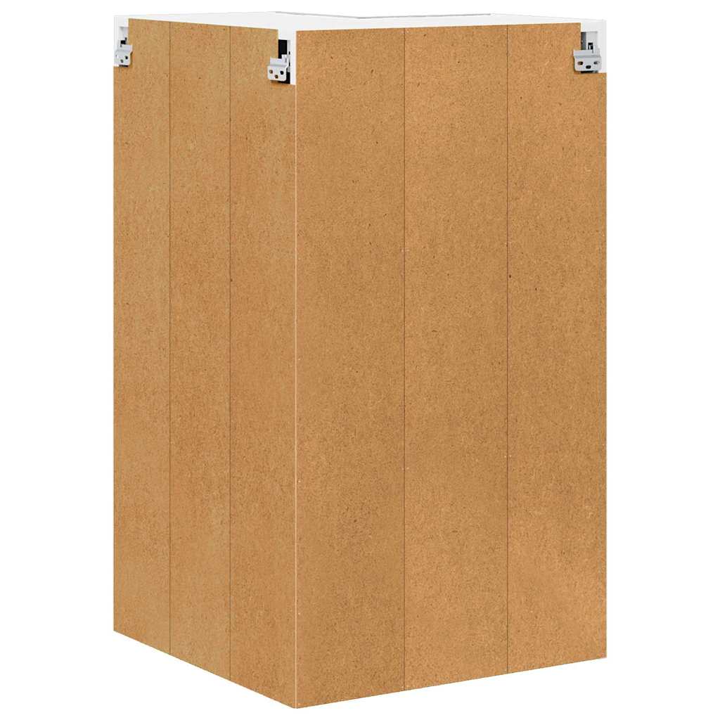 Hanging Cabinet Grey Sonoma and White 57 x 57 x 100 cm