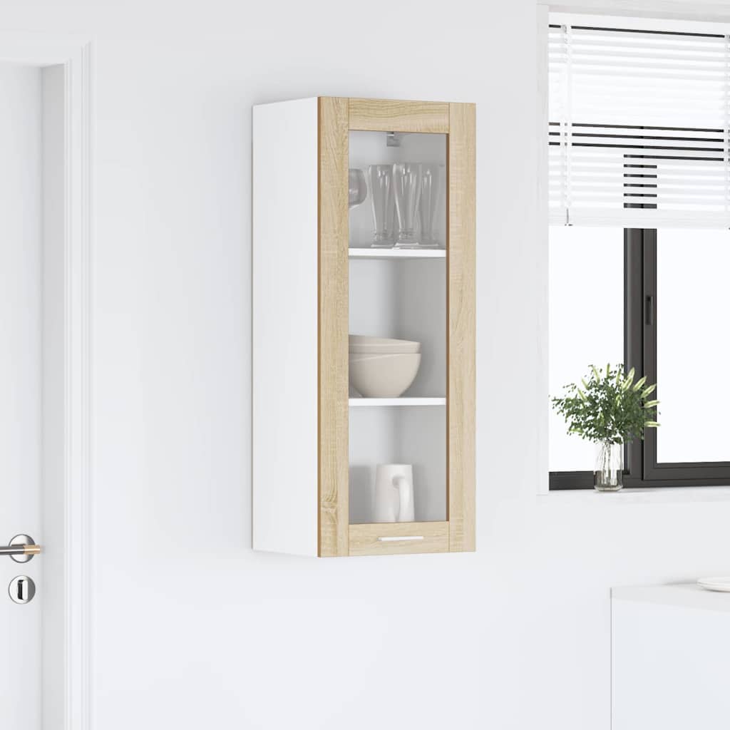 Hanging Cabinet Sonoma Oak 40 x 31 x 100 cm Engineered Wood