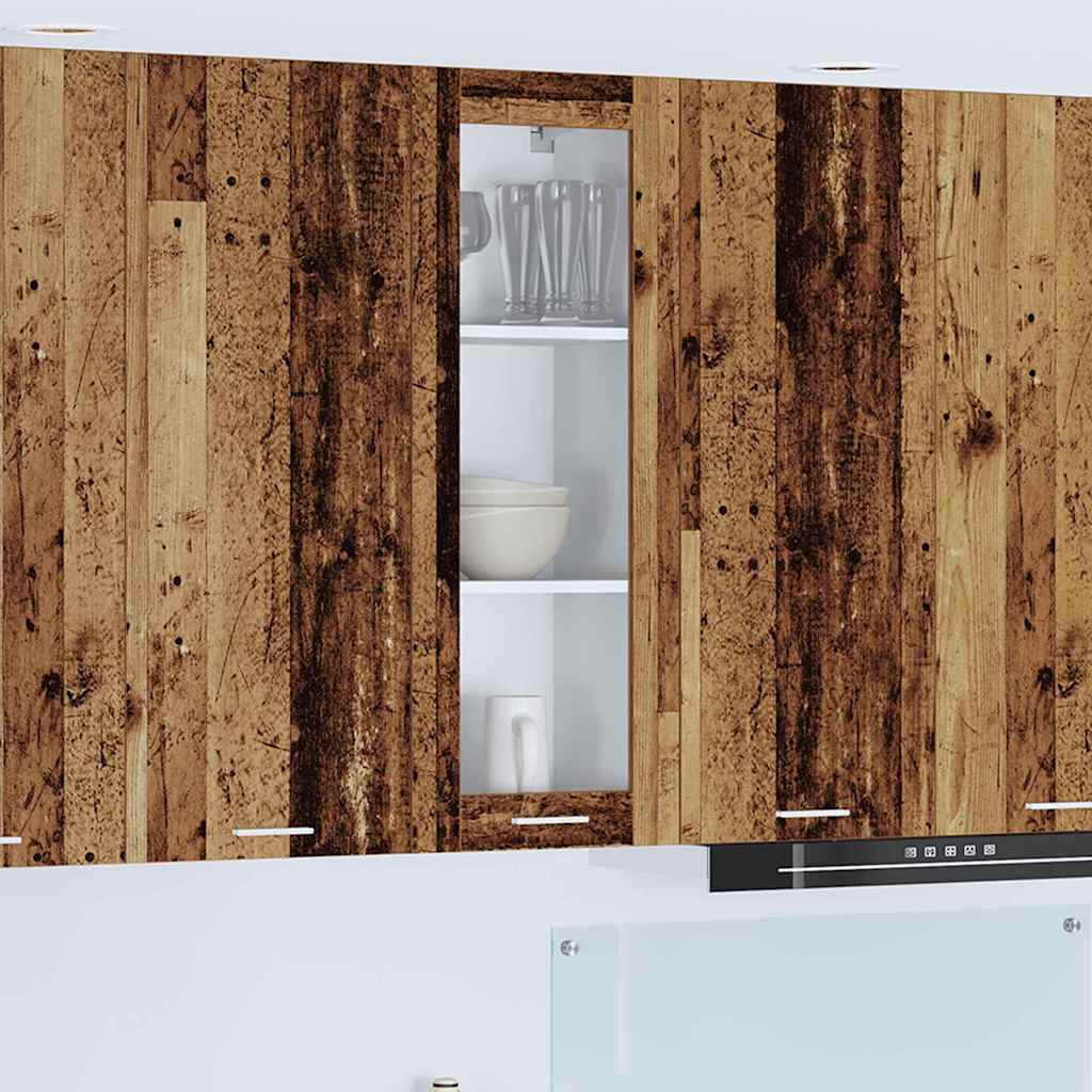 Hanging Cabinet Old Wood 40 x 31 x 100 cm Engineered Wood
