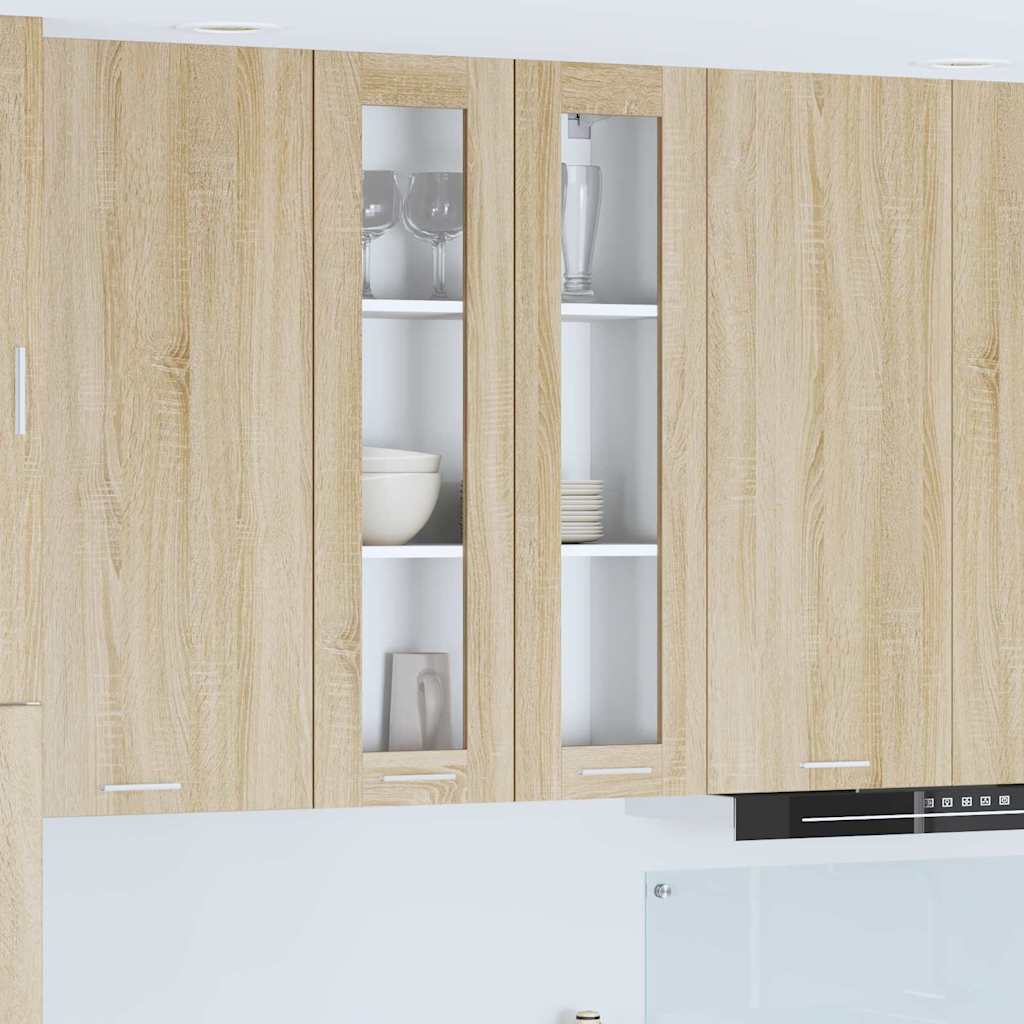 Hanging Cabinet Sonoma Oak 60 x 31 x 100 cm Engineered Wood