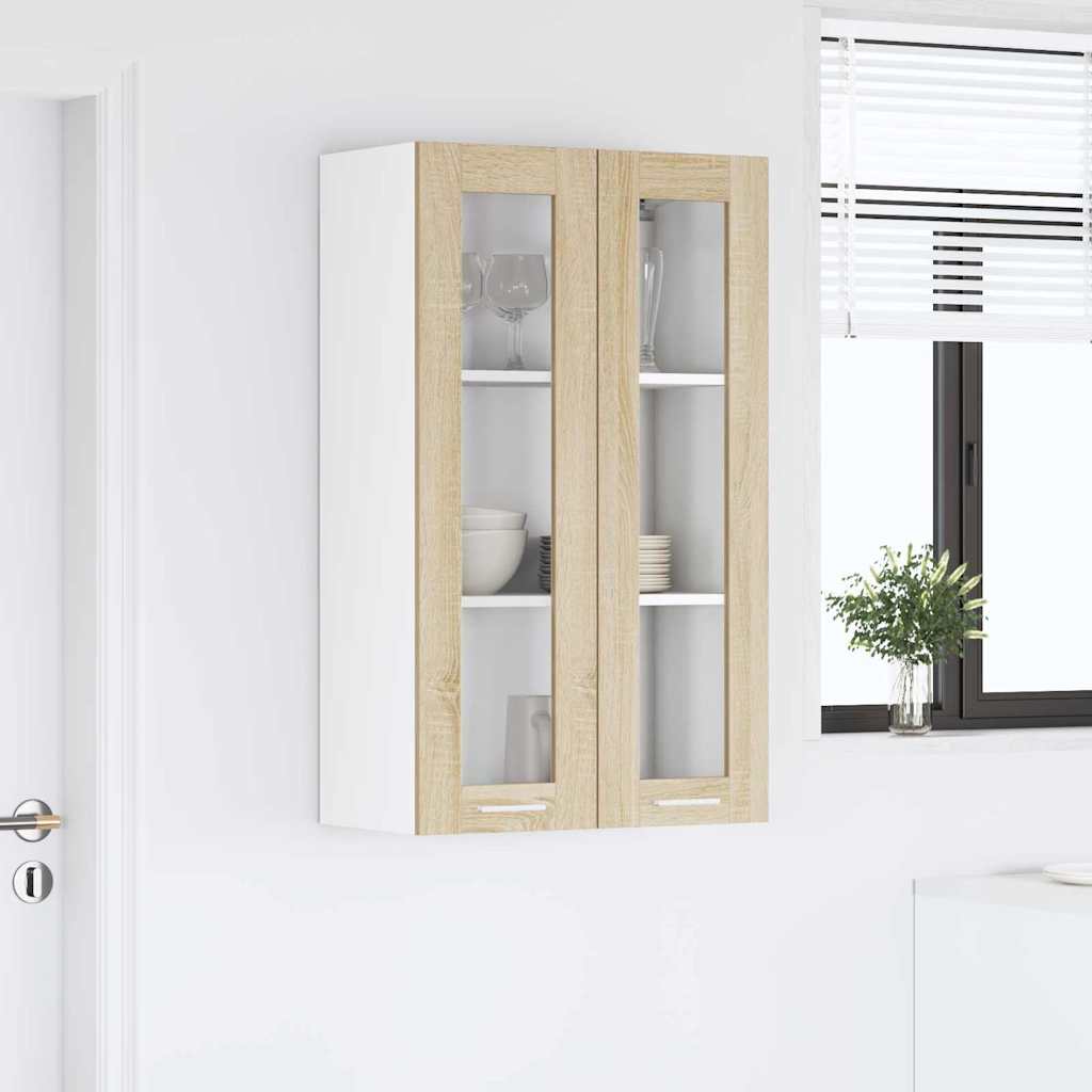 Hanging Cabinet Sonoma Oak 60 x 31 x 100 cm Engineered Wood