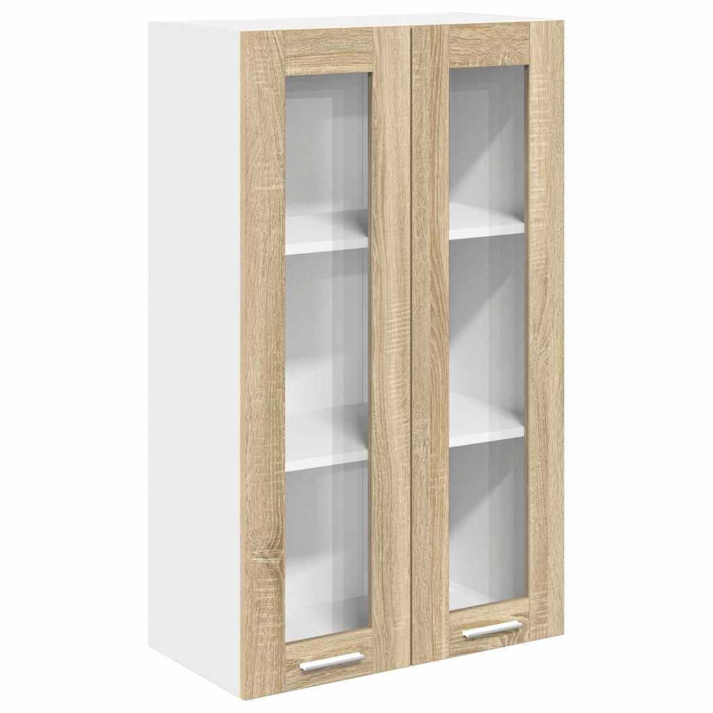 Hanging Cabinet Sonoma Oak 60 x 31 x 100 cm Engineered Wood