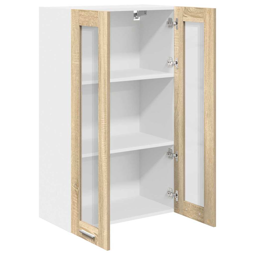 Hanging Cabinet Sonoma Oak 60 x 31 x 100 cm Engineered Wood