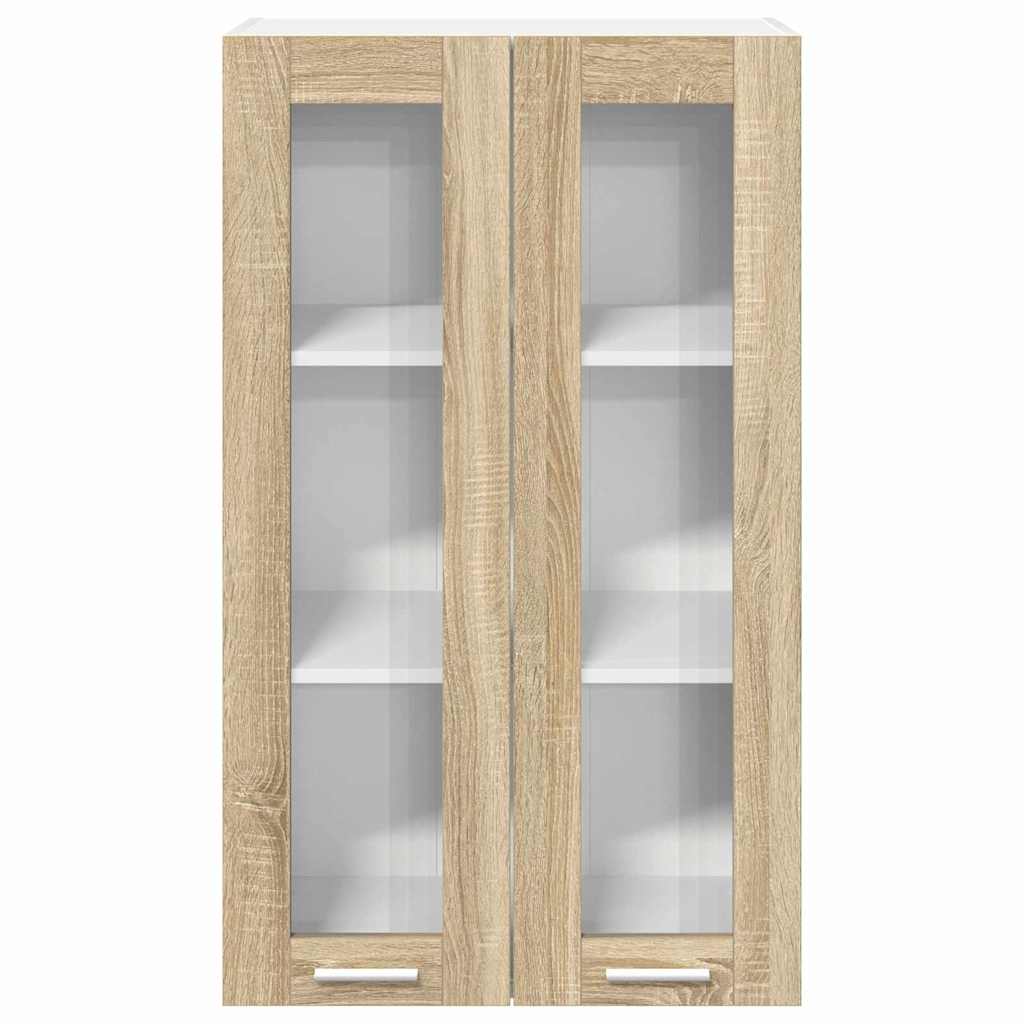 Hanging Cabinet Sonoma Oak 60 x 31 x 100 cm Engineered Wood