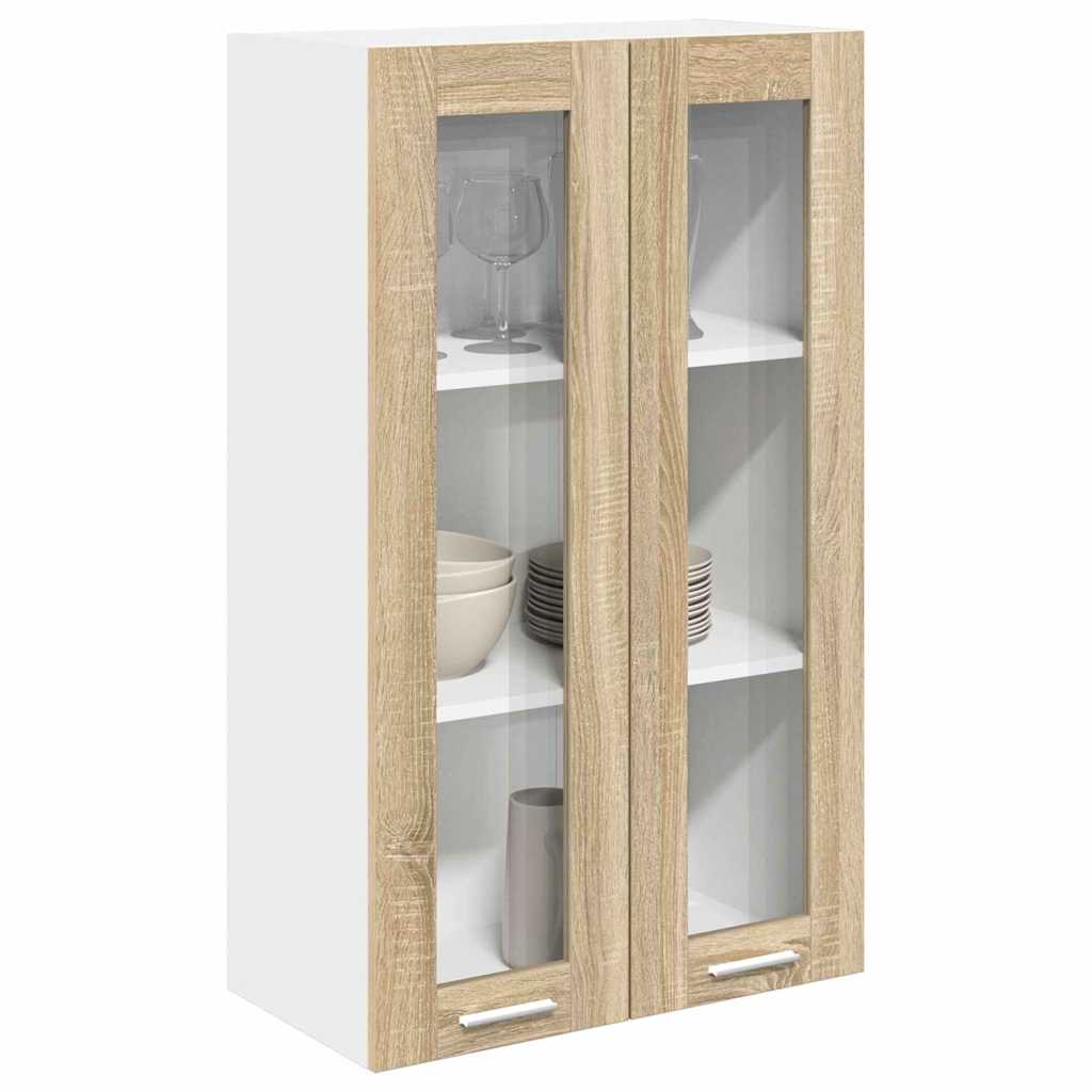 Hanging Cabinet Sonoma Oak 60 x 31 x 100 cm Engineered Wood
