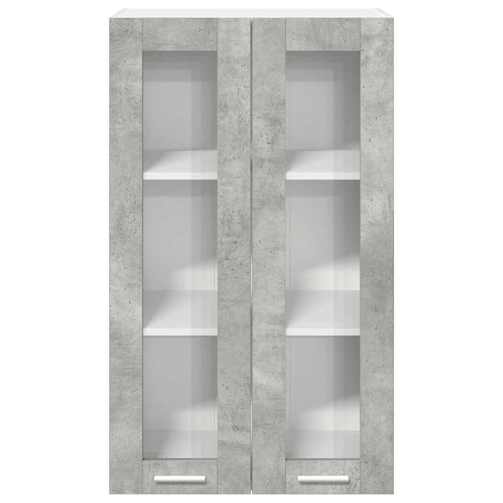 Hanging Cabinet Concrete Grey 60 x 31 x 100 cm Engineered Wood