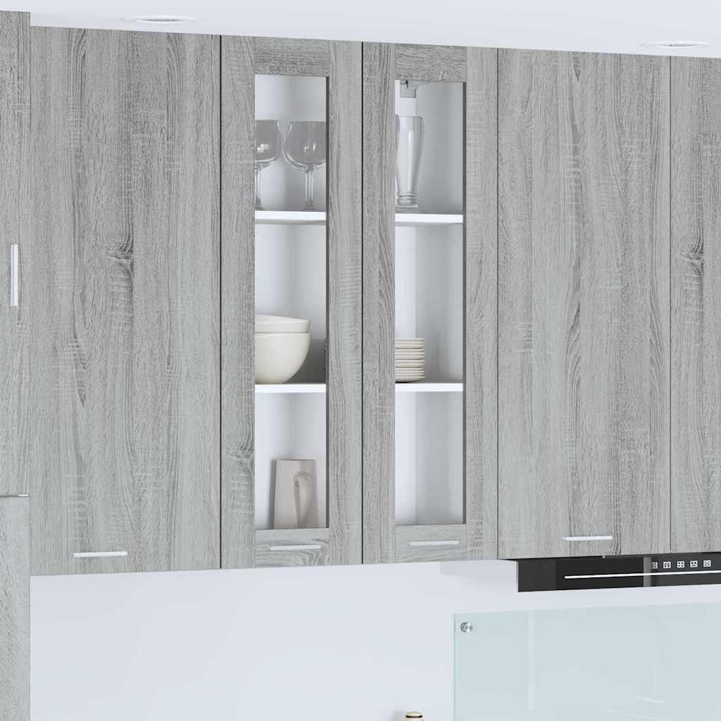 Hanging Cabinet Grey Sonoma 60 x 31 x 100 cm Engineered Wood