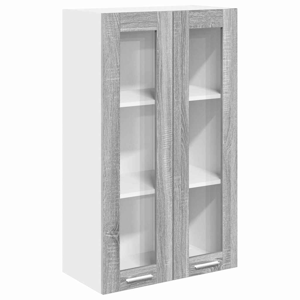 Hanging Cabinet Grey Sonoma 60 x 31 x 100 cm Engineered Wood