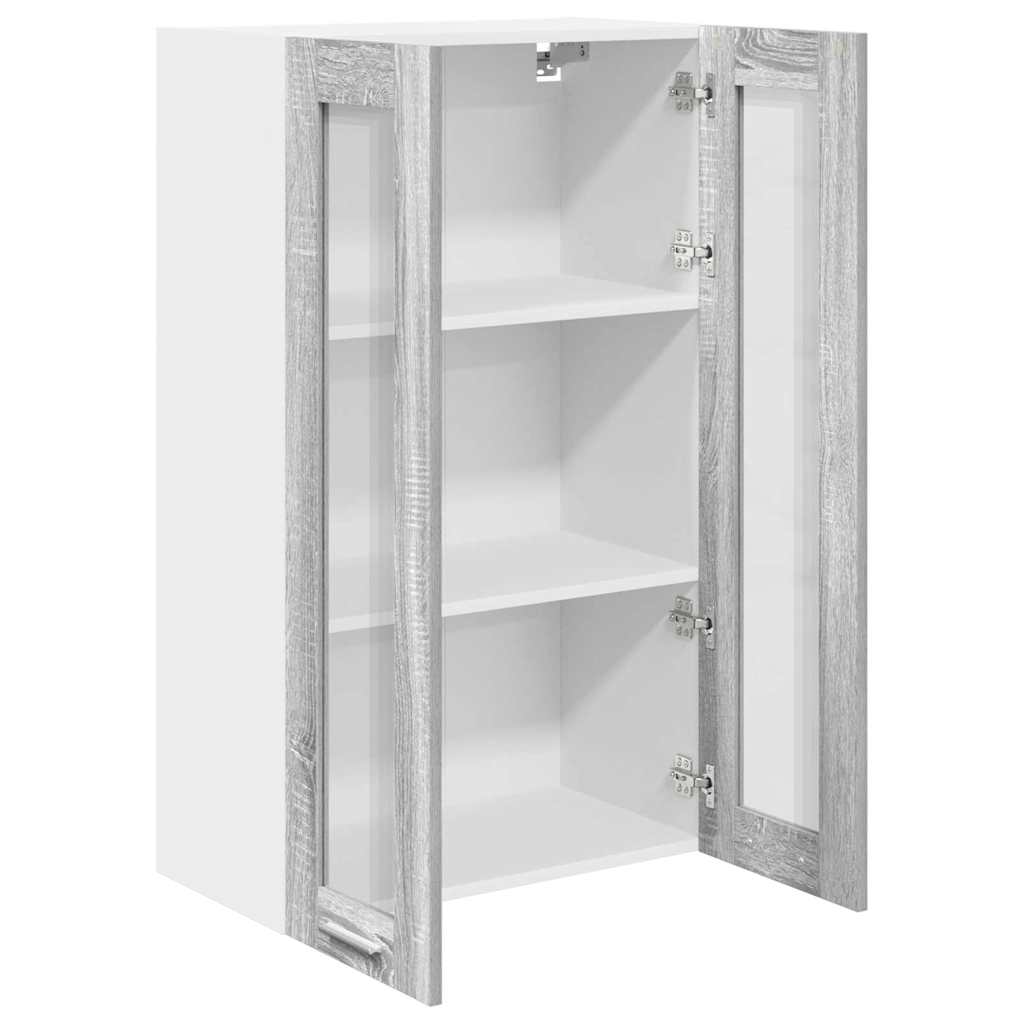 Hanging Cabinet Grey Sonoma 60 x 31 x 100 cm Engineered Wood