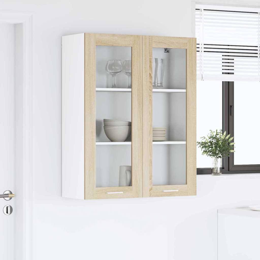 Hanging Cabinet Sonoma Oak 80 x 31 x 100 cm Engineered Wood
