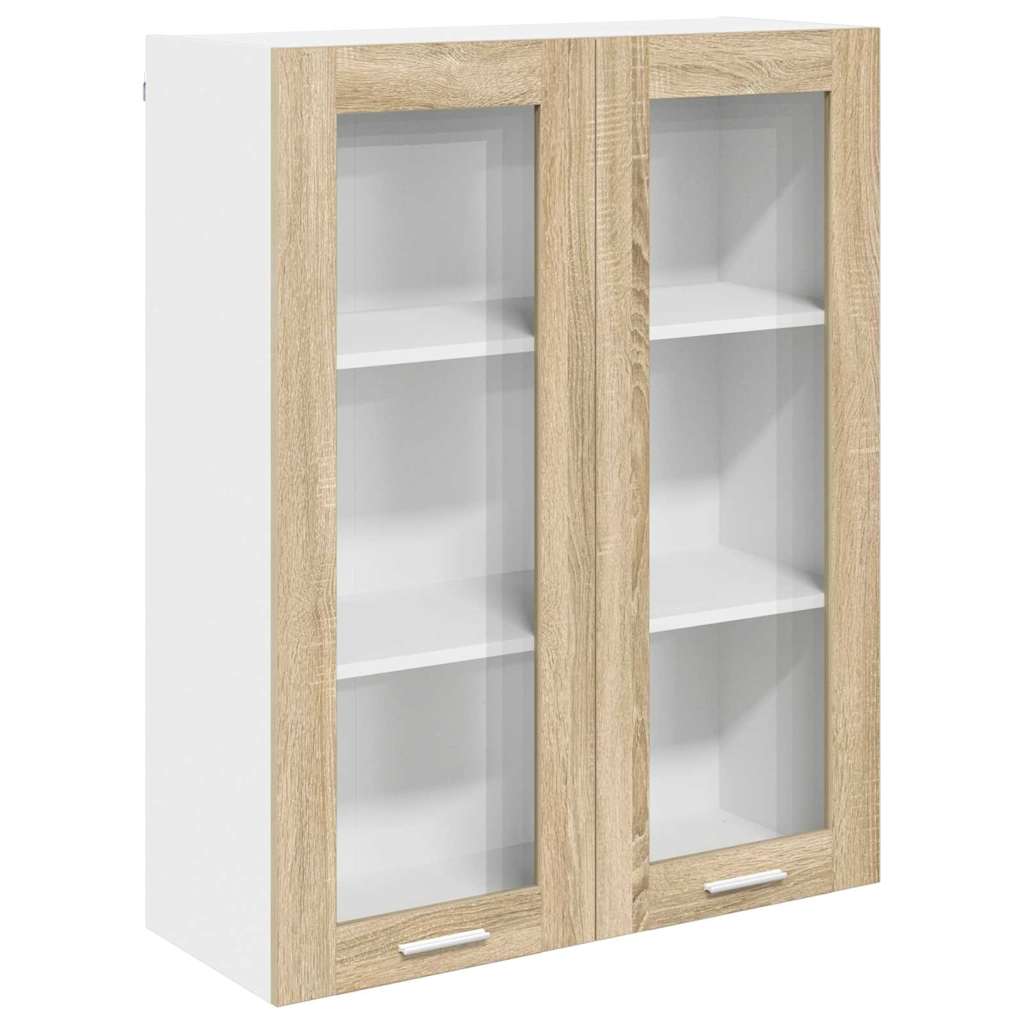 Hanging Cabinet Sonoma Oak 80 x 31 x 100 cm Engineered Wood