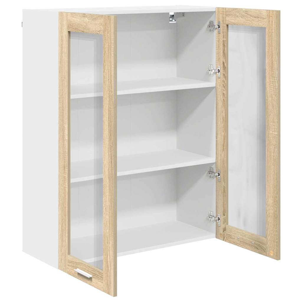 Hanging Cabinet Sonoma Oak 80 x 31 x 100 cm Engineered Wood